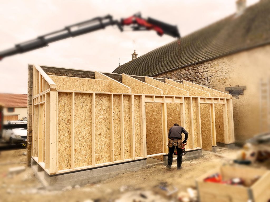 Construction Ossature bois Saint-Pierre-de-Varennes